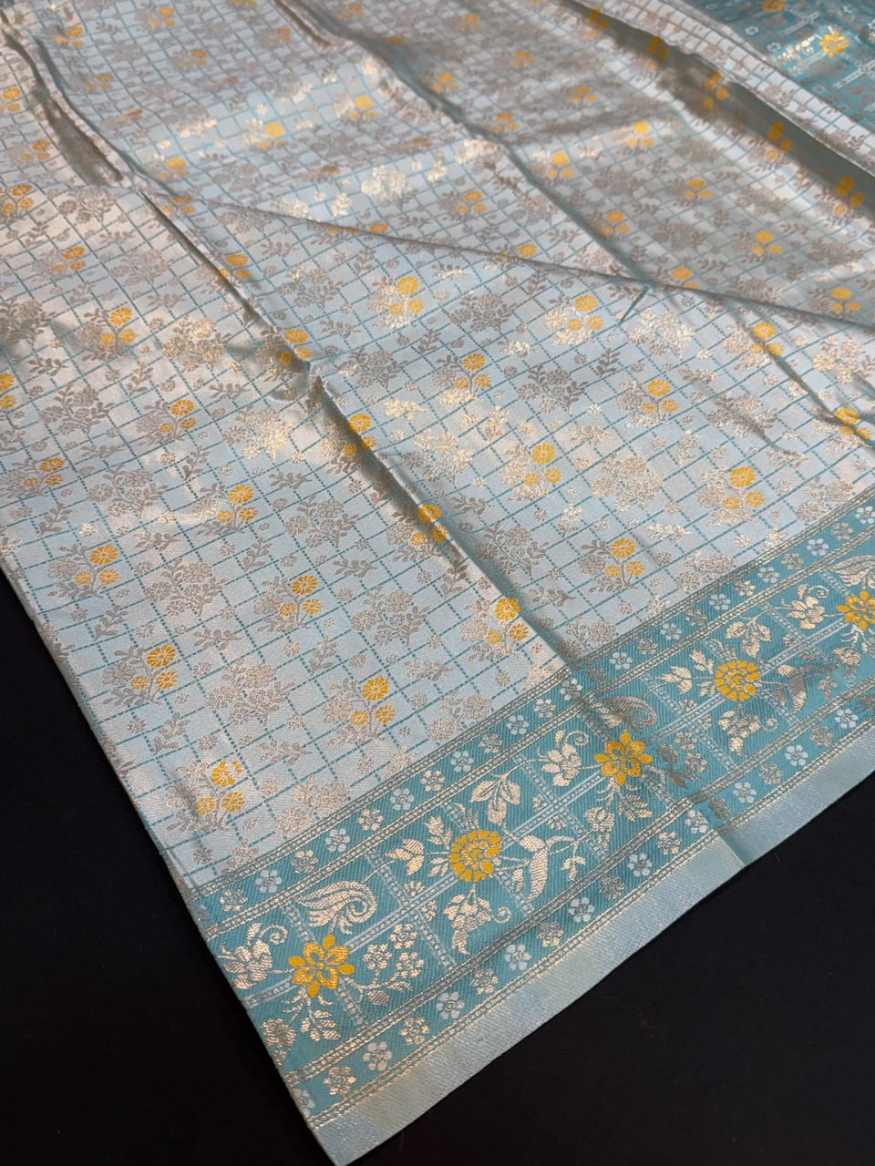 Nangai Satin Soft Saree with |Jacquard Blouse| PNG12