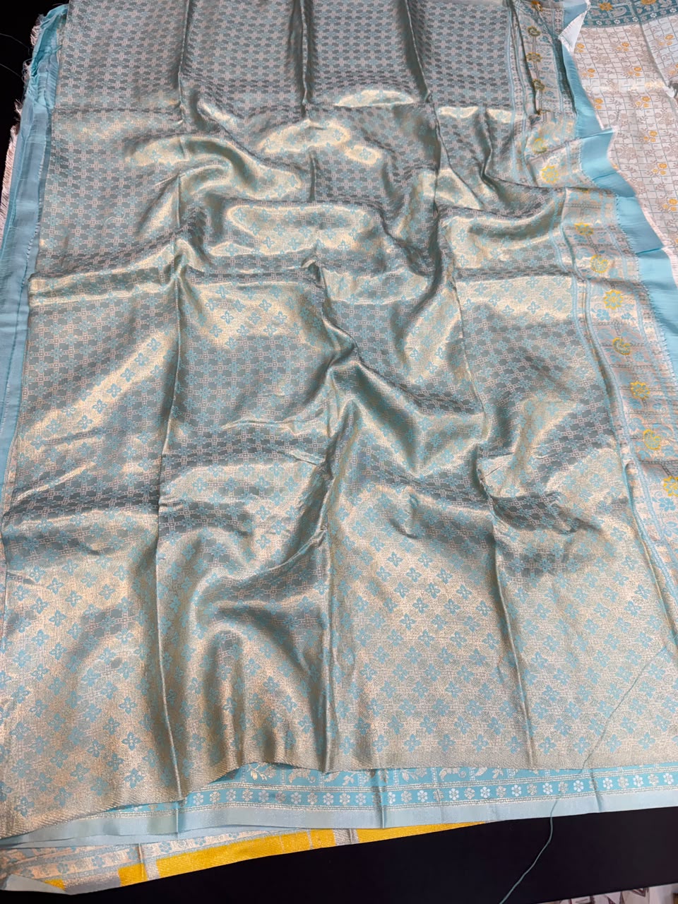 Nangai Satin Soft Saree with |Jacquard Blouse| PNG12