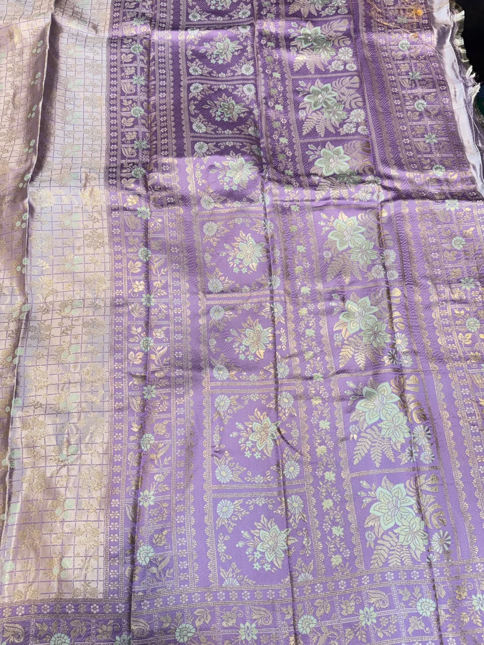 Nangai Satin Soft Saree with |Jacquard Blouse| PNG14
