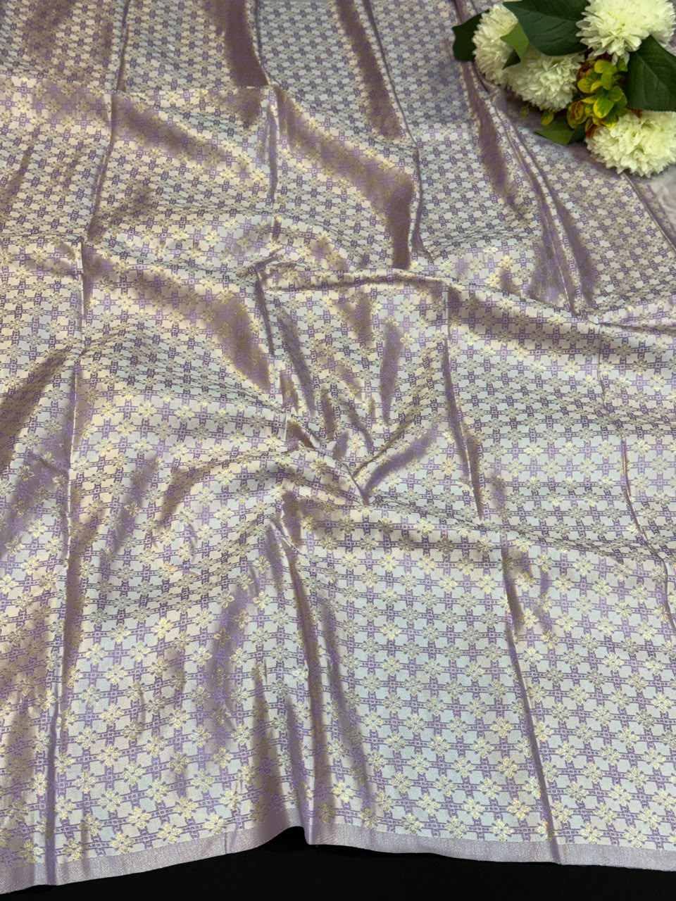 Nangai Satin Soft Saree with |Jacquard Blouse| PNG14