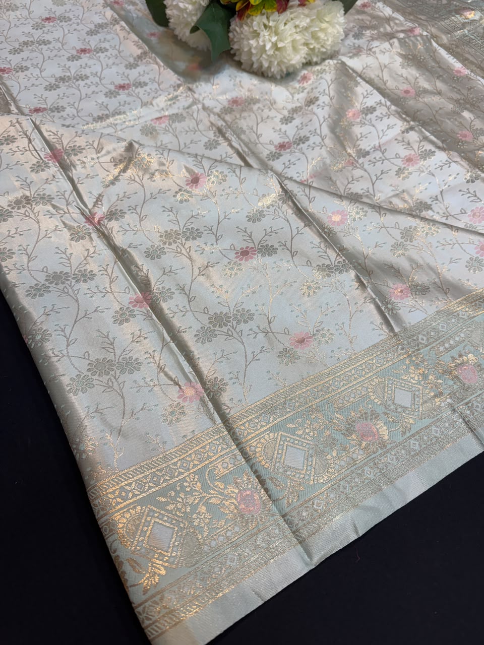 Nangai Satin Soft Saree with |Jacquard Blouse| PNG22