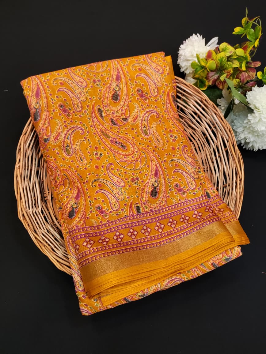 Malmal Peding Cotton Saree MU36