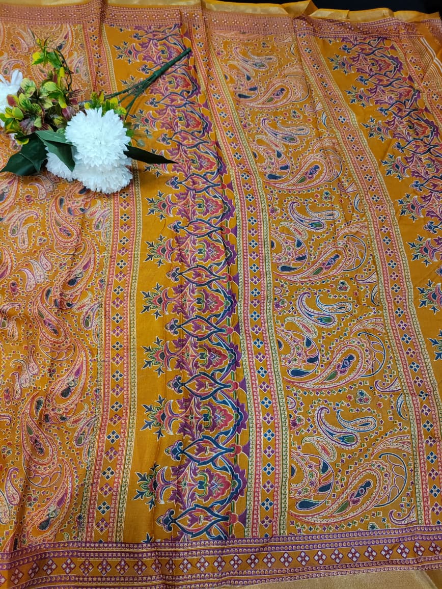 Malmal Peding Cotton Saree MU36