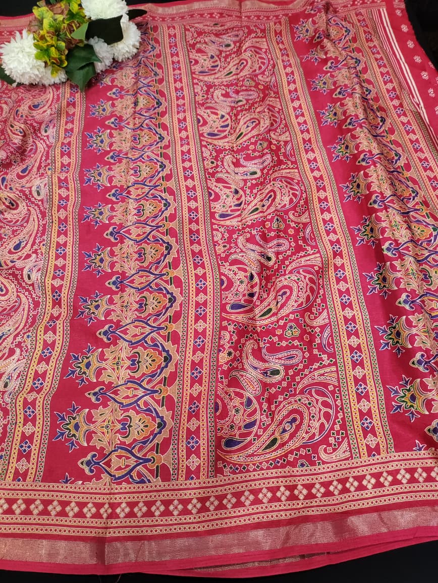 Malmal Peding Cotton Saree MU37