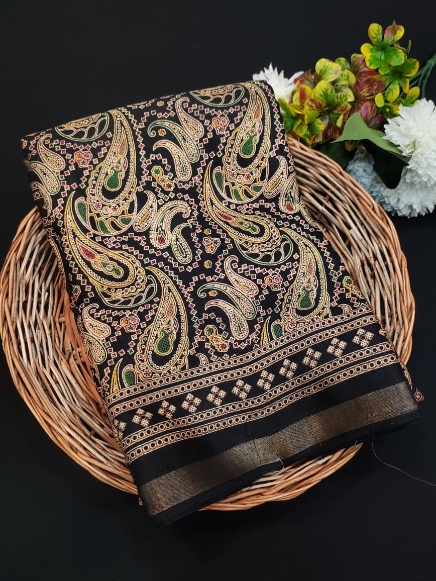 Malmal Peding Cotton Saree MU38