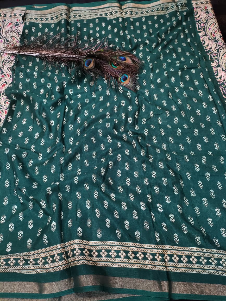 Malmal Peding Cotton Saree MU42