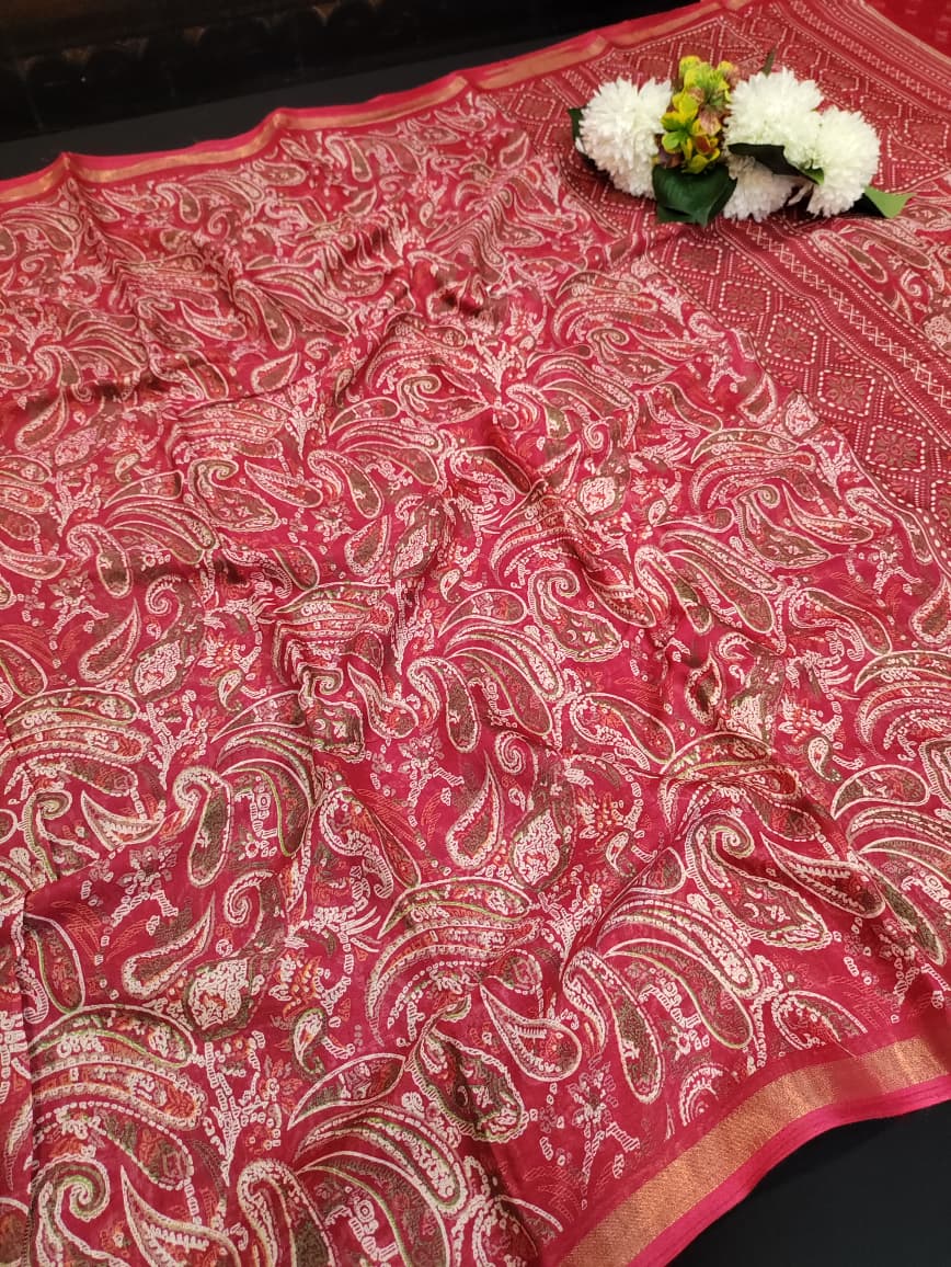 Malmal Peding Cotton Saree MU43