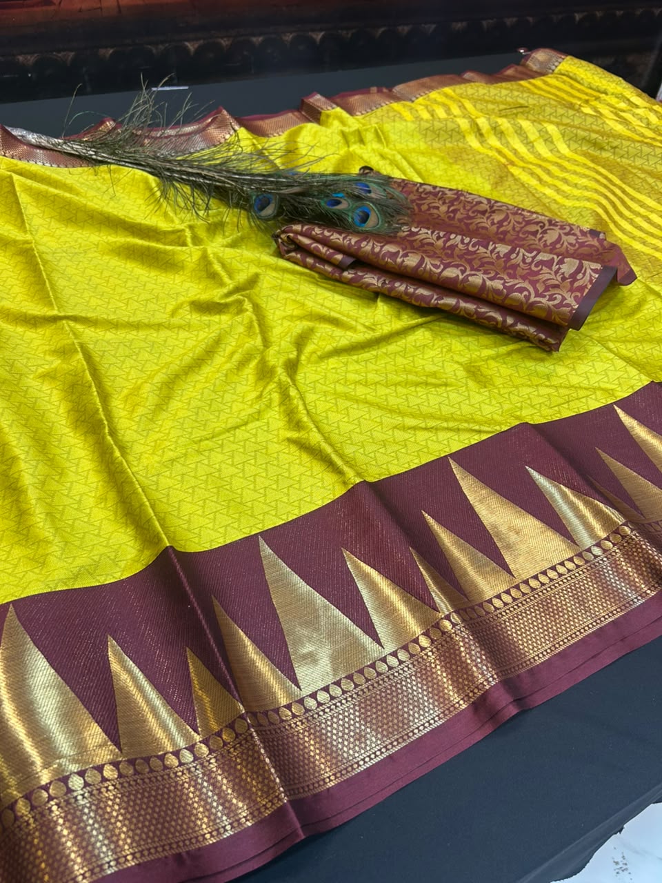 Tower Border Kottanch Soft Silk Saree| TK14