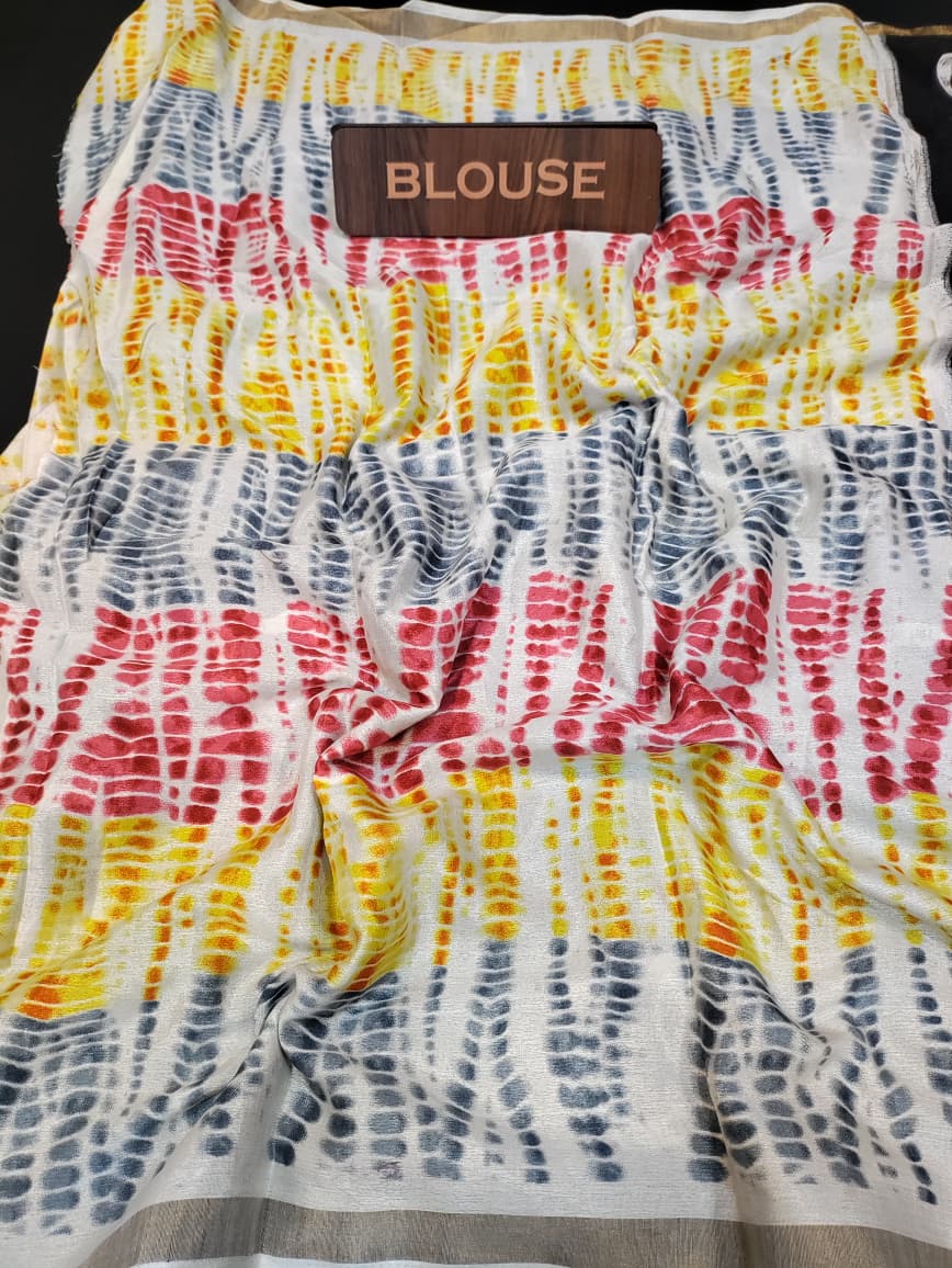 Malmal Cotton Saree | MU45