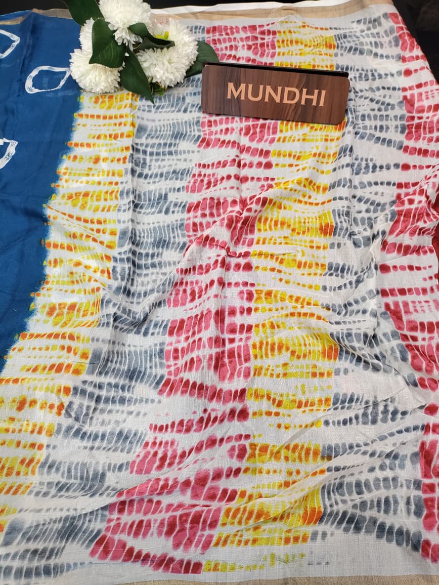 Malmal Cotton Saree | MU46
