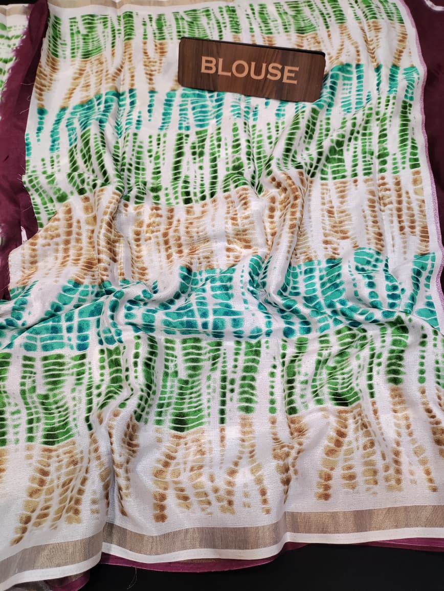 Malmal Cotton Saree | MU47