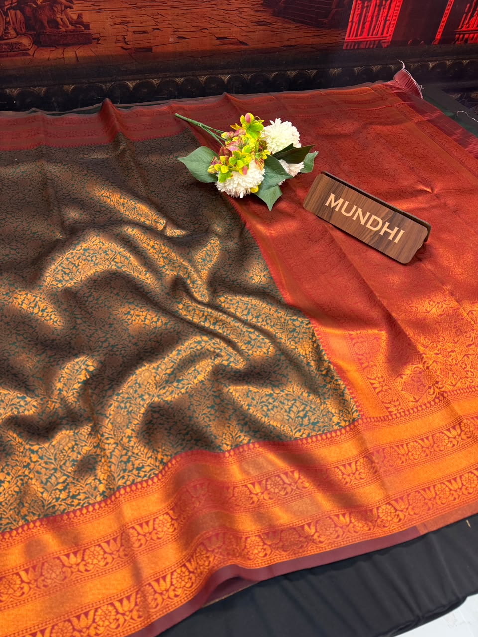 Bridal Pavishna Saree | Elegant Fancy Saree for Women| B09