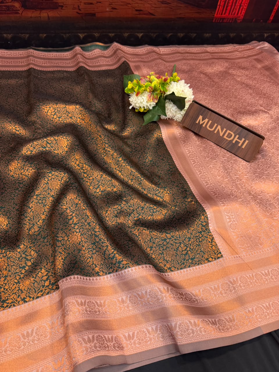 Bridal Pavishna Saree | Elegant Fancy Saree for Women| B12