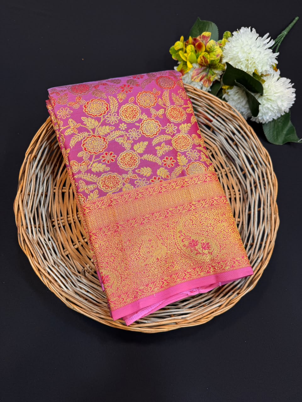 Pattu Mix Wedding Saree – Elegant Traditional Silk Look| PW08