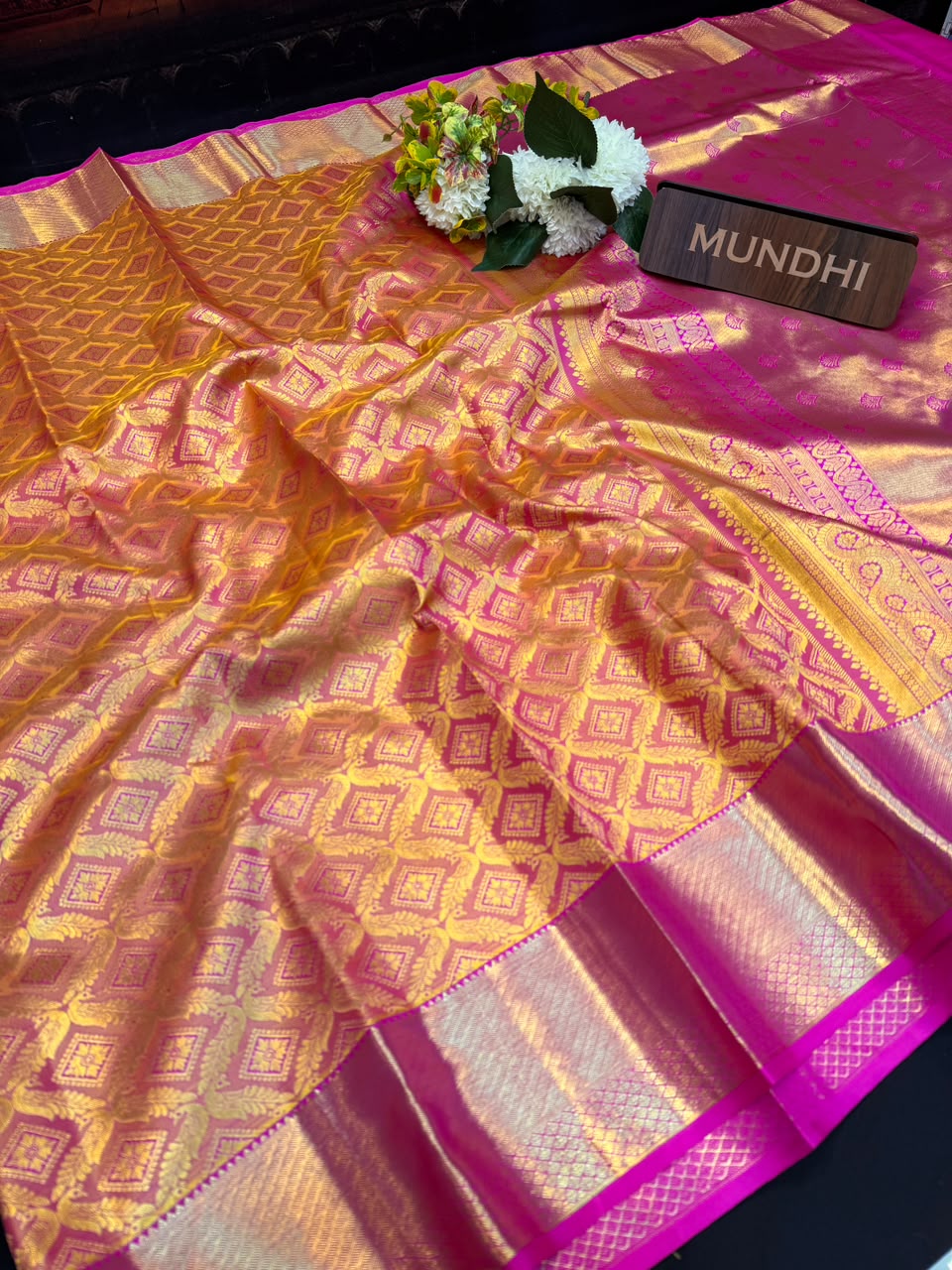 Kanmani Pattu Mix Wedding Saree – Elegant Traditional Silk Look| PW38