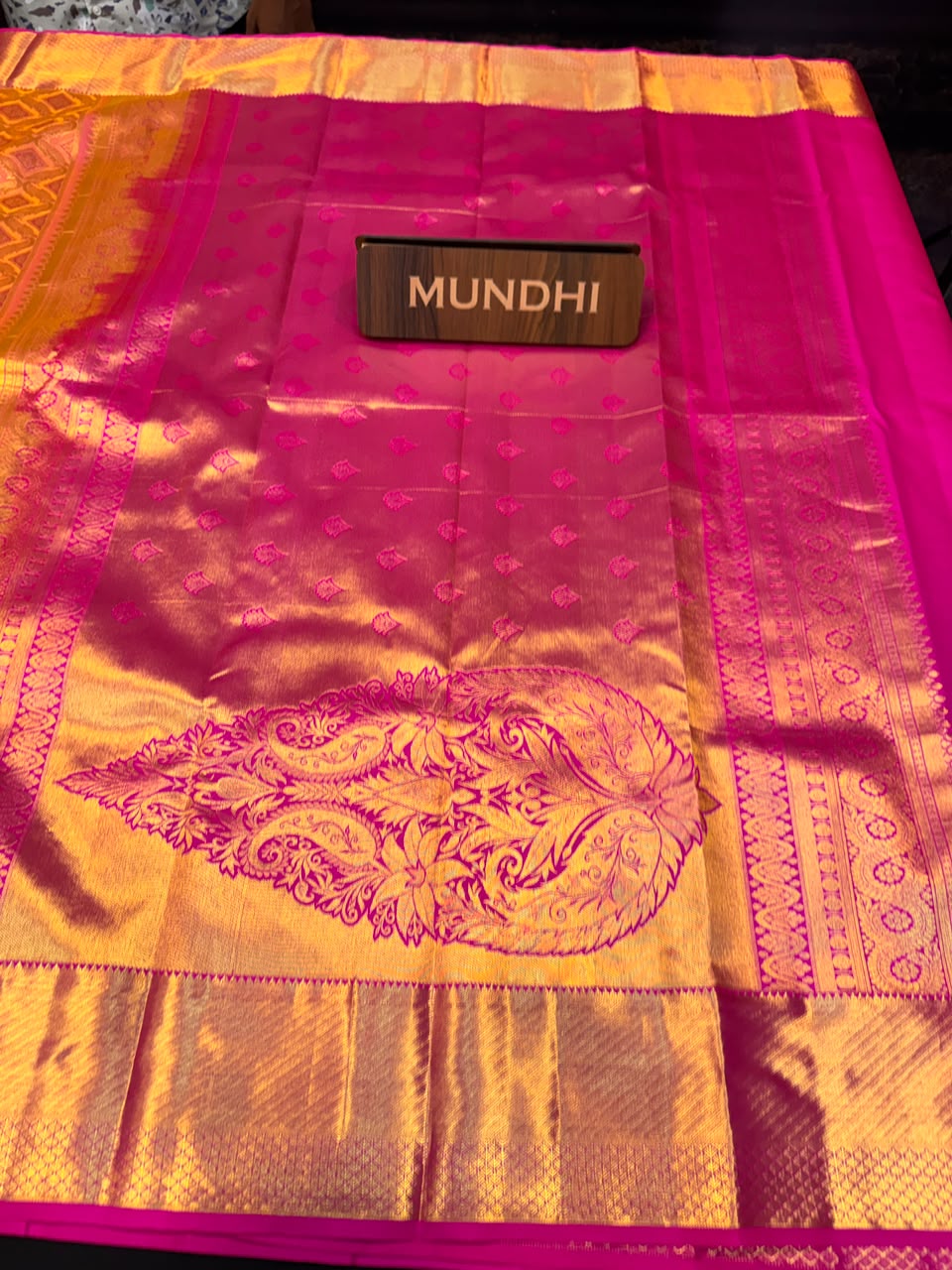 Kanmani Pattu Mix Wedding Saree – Elegant Traditional Silk Look| PW38