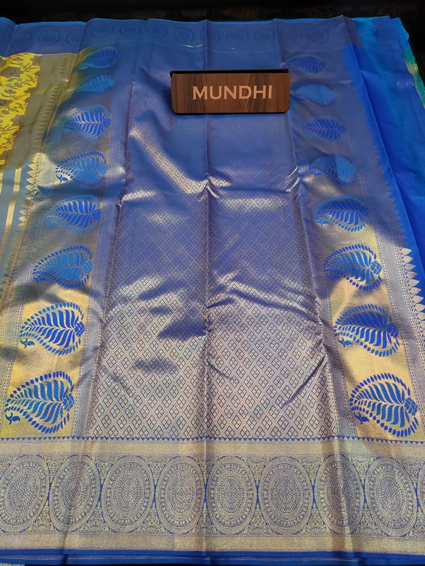 Kanmani Pattu Mix Wedding Saree – Elegant Traditional Silk Look| PW40