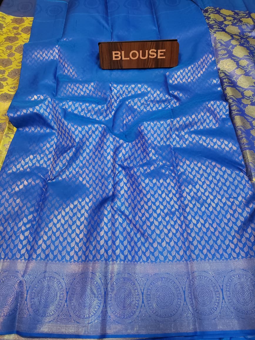 Kanmani Pattu Mix Wedding Saree – Elegant Traditional Silk Look| PW40