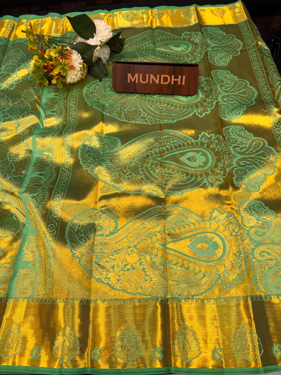 Kanmani Pattu Mix Wedding Saree – Elegant Traditional Silk Look| PW43