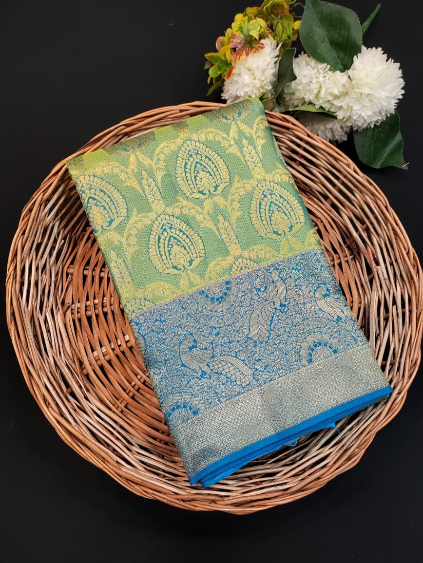Kanmani Pattu Mix Wedding Saree – Elegant Traditional Silk Look| PW46