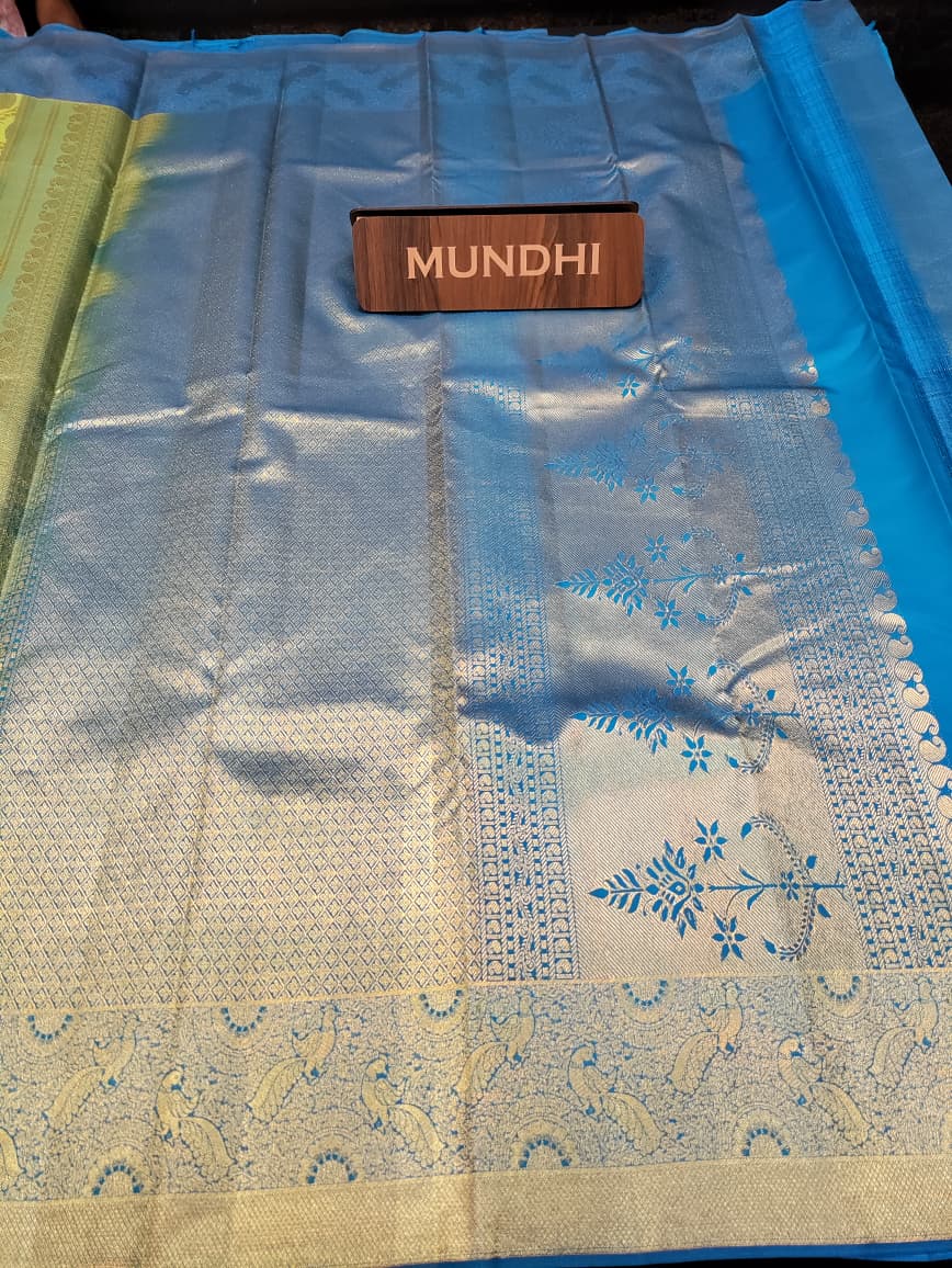 Kanmani Pattu Mix Wedding Saree – Elegant Traditional Silk Look| PW46