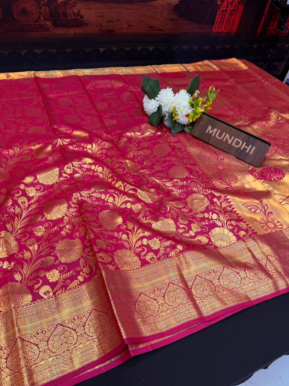 Kanmani Pattu Mix Wedding Saree – Elegant Traditional Silk Look| PW48