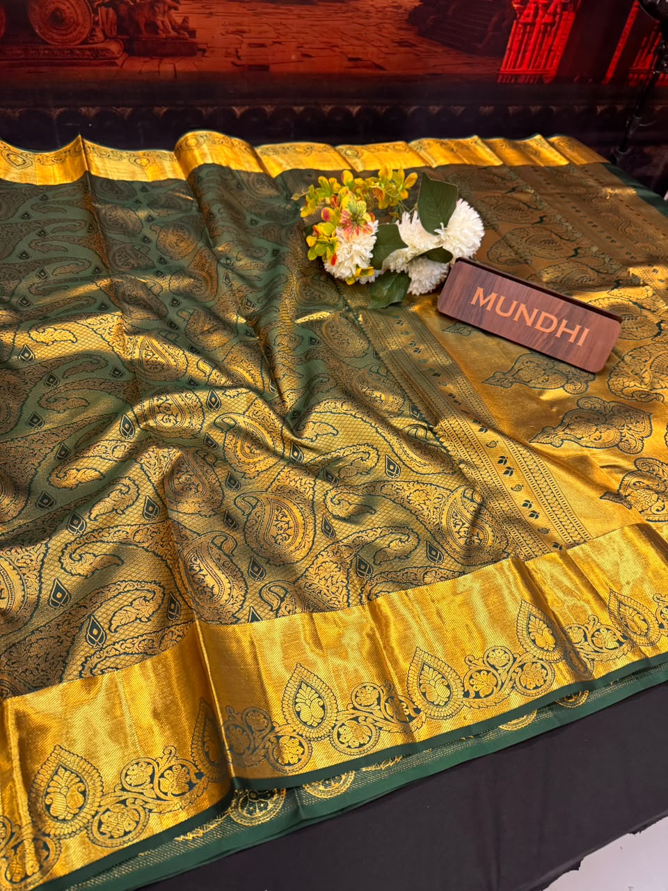 Kanmani Pattu Mix Wedding Saree – Elegant Traditional Silk Look| PW50
