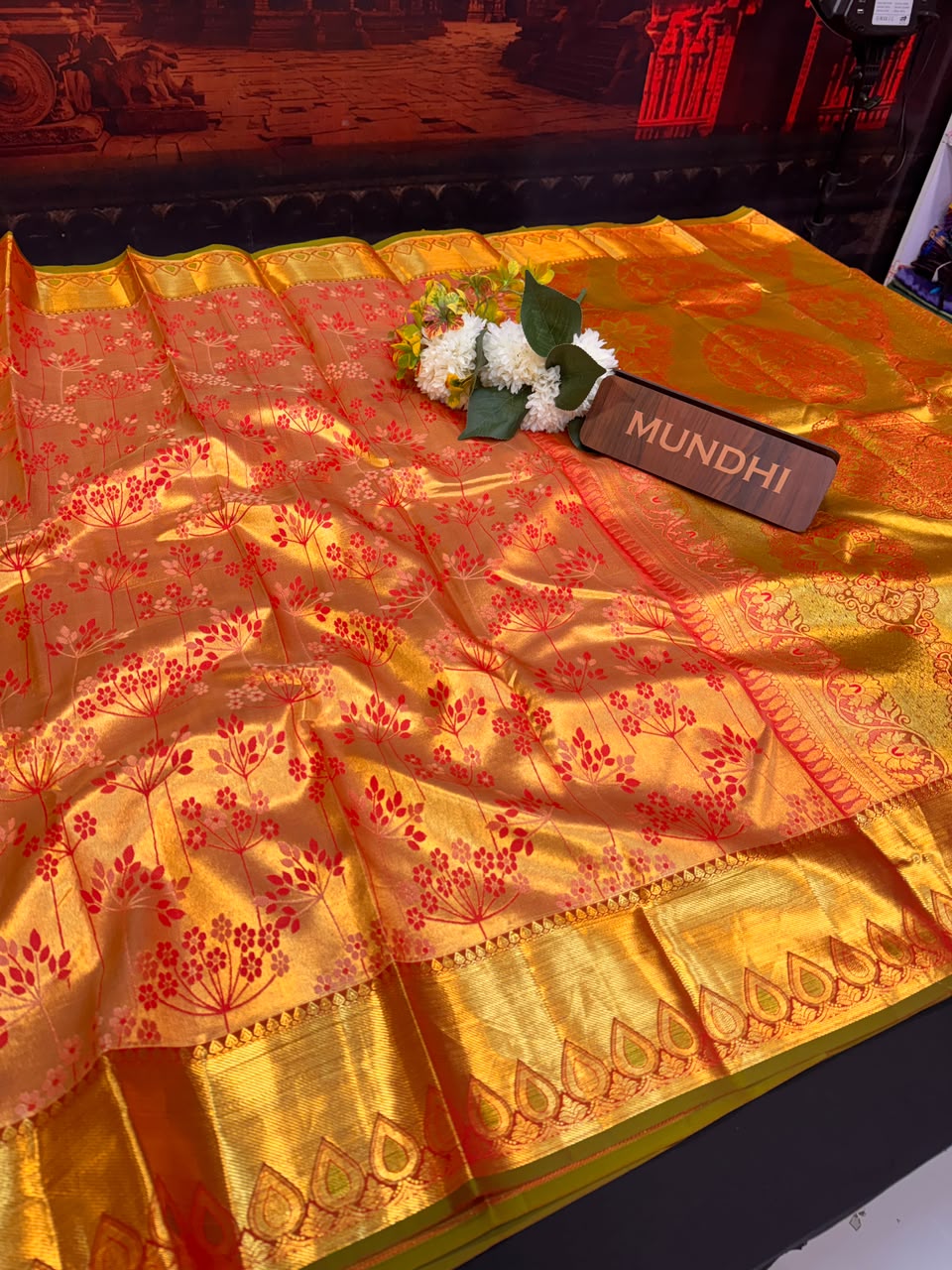 Kanmani Pattu Mix Wedding Saree – Elegant Traditional Silk Look| PW51