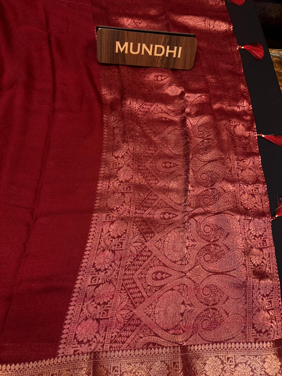 Siddharth Tarangini Fancy Saree | Zari Work | SDR04