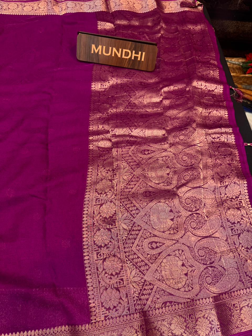 Siddharth Tarangini Fancy Saree | Zari Work | SDR09