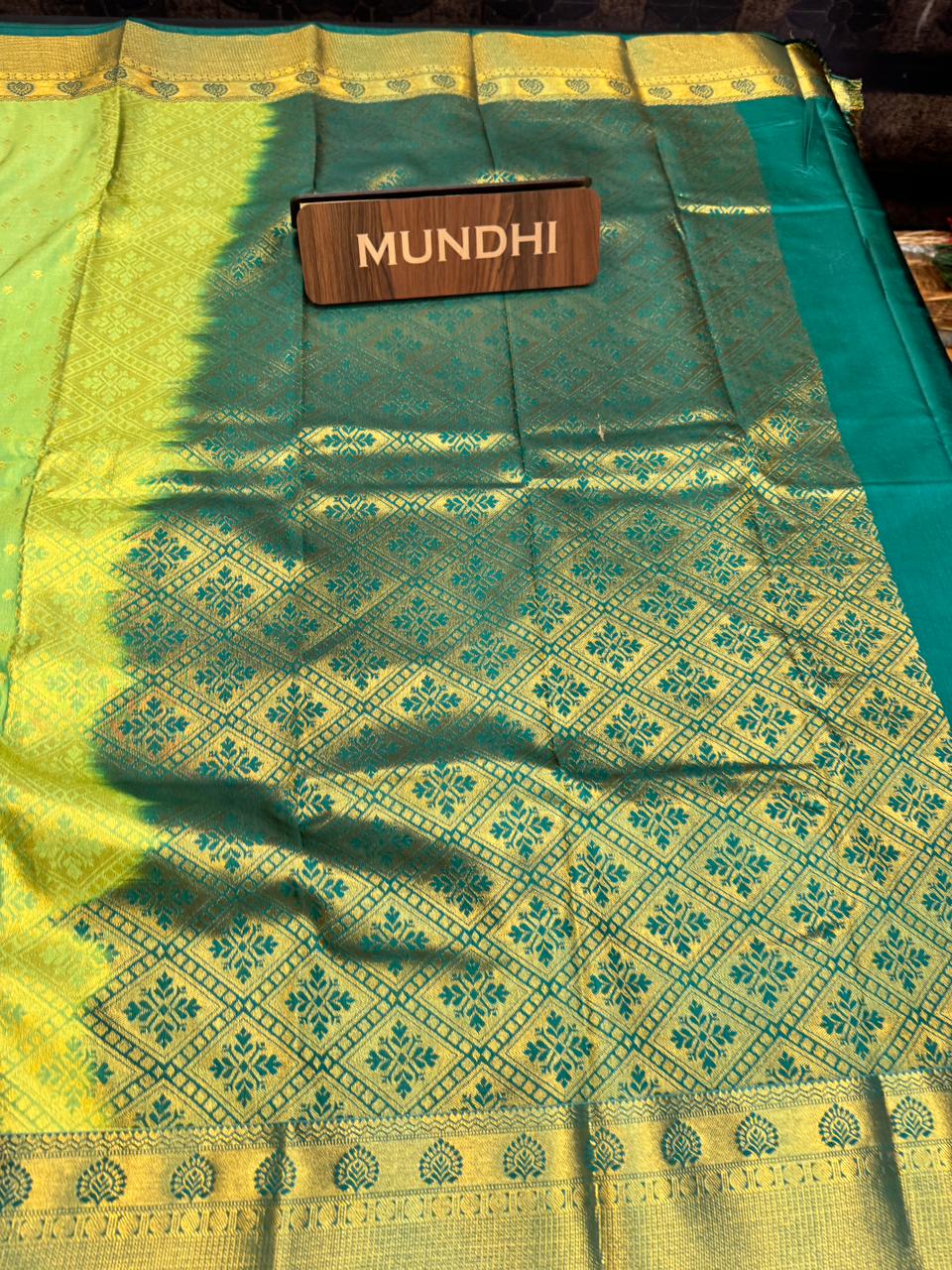 Vegan Silk Saree with |Zari Work for Women| VG05