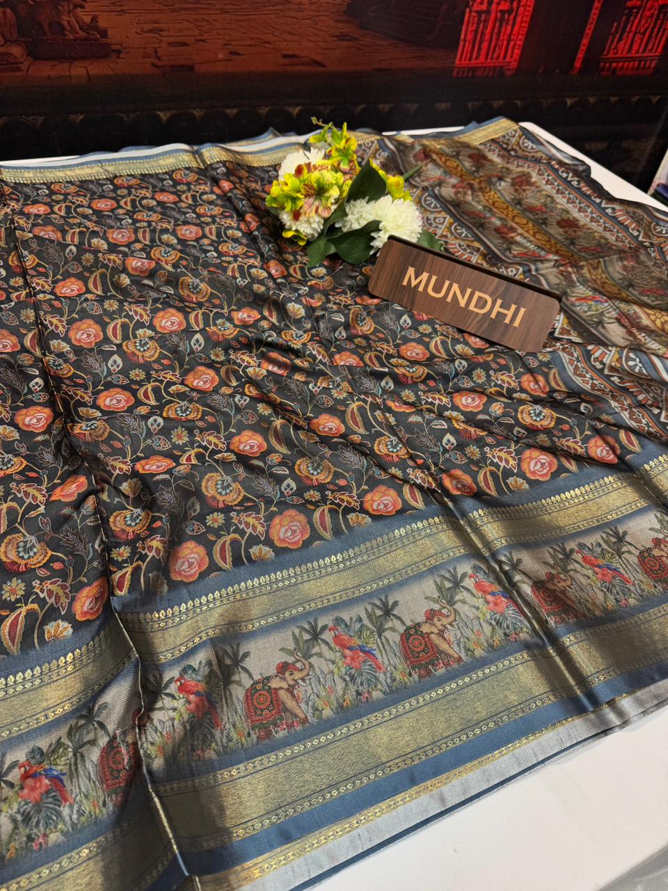 Black Beauty Fancy Soft Saree | Elegant Women’s Wear| BKB22