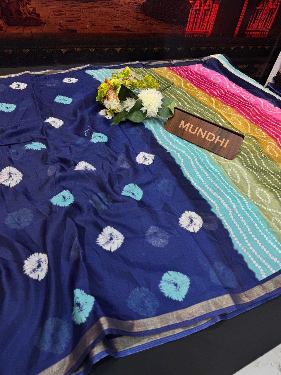 Malmal Cotton Saree | MU59
