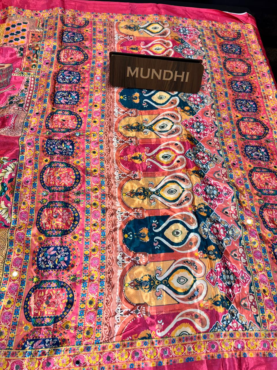 Chinon Mirror – Massakali Saree| 15 Days Prebooking CM10
