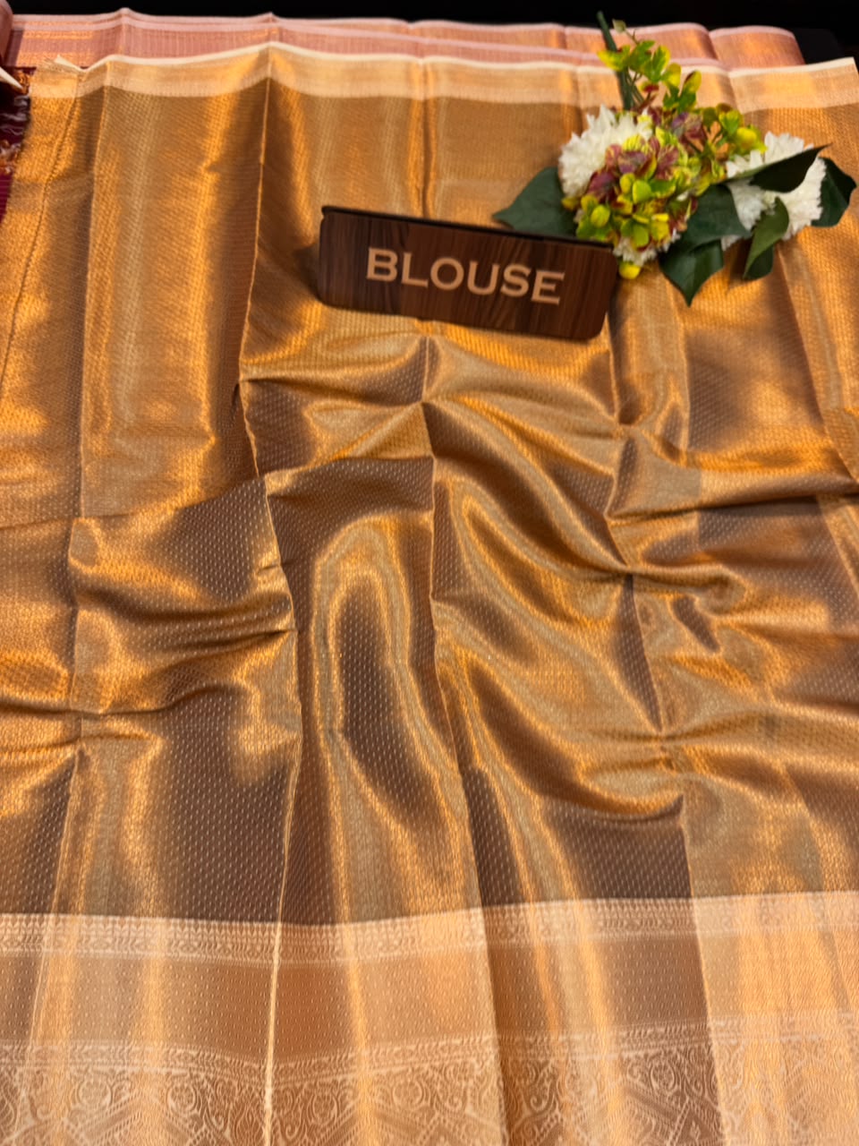 Alamelu Banarasi Saree | Zari Work & Contrast Blouse | ALB01