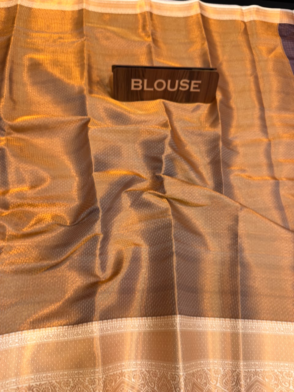 Alamelu Banarasi Saree | Zari Work & Contrast Blouse | ALB02