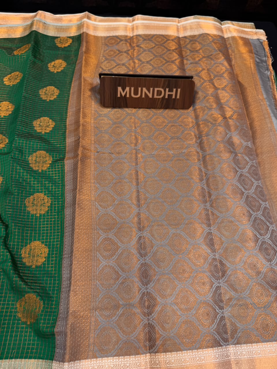 Alamelu Banarasi Saree | Zari Work & Contrast Blouse | ALB03