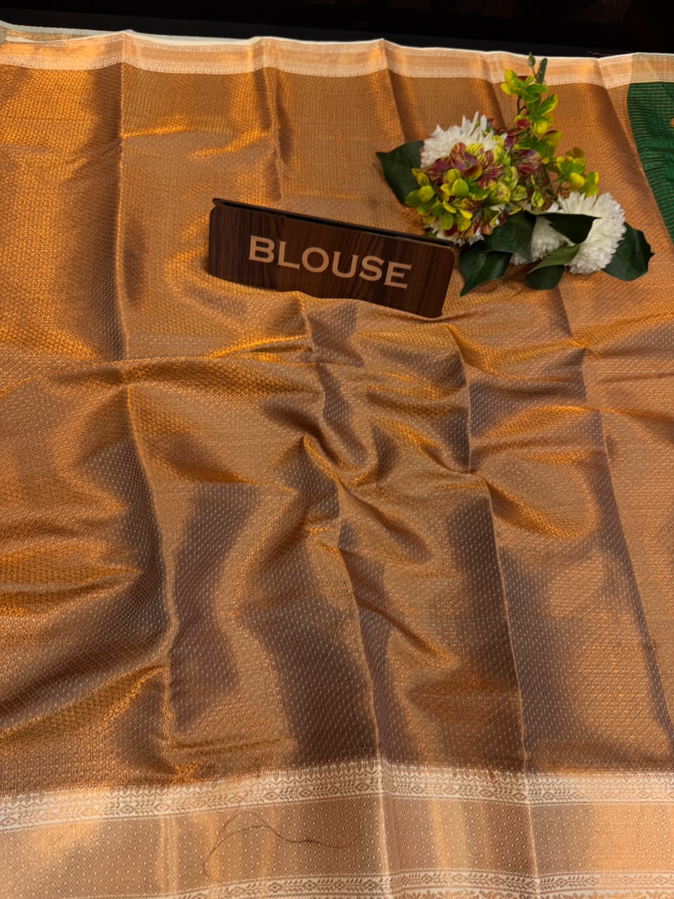 Alamelu Banarasi Saree | Zari Work & Contrast Blouse | ALB03