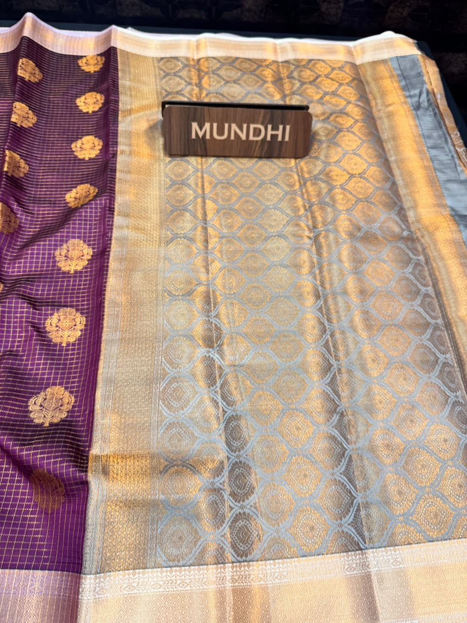 Alamelu Banarasi Saree | Zari Work & Contrast Blouse | ALB04