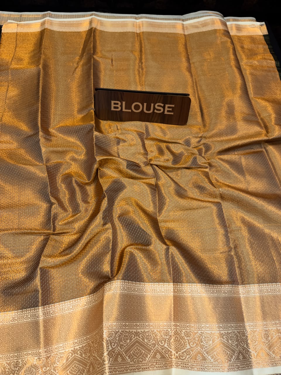 Alamelu Banarasi Saree | Zari Work & Contrast Blouse | ALB07