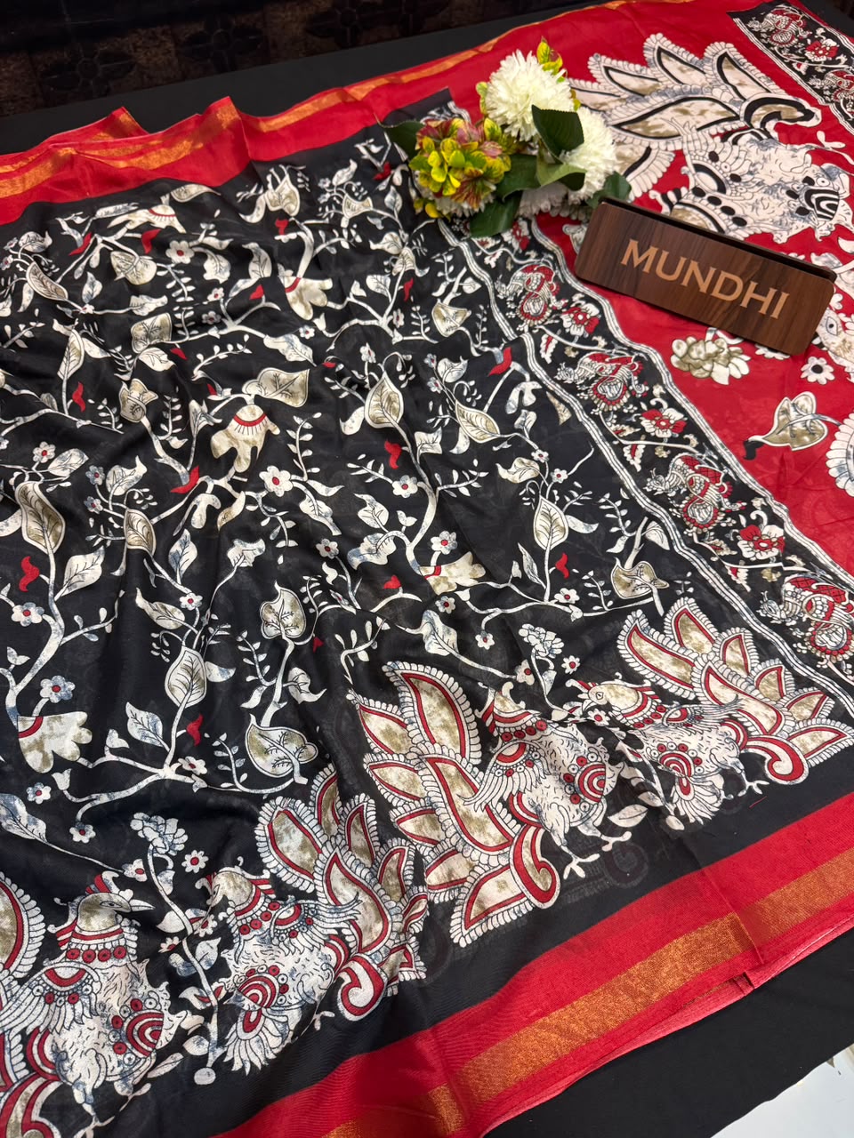 Mul Cotton Saree with Zari Border for Women in India