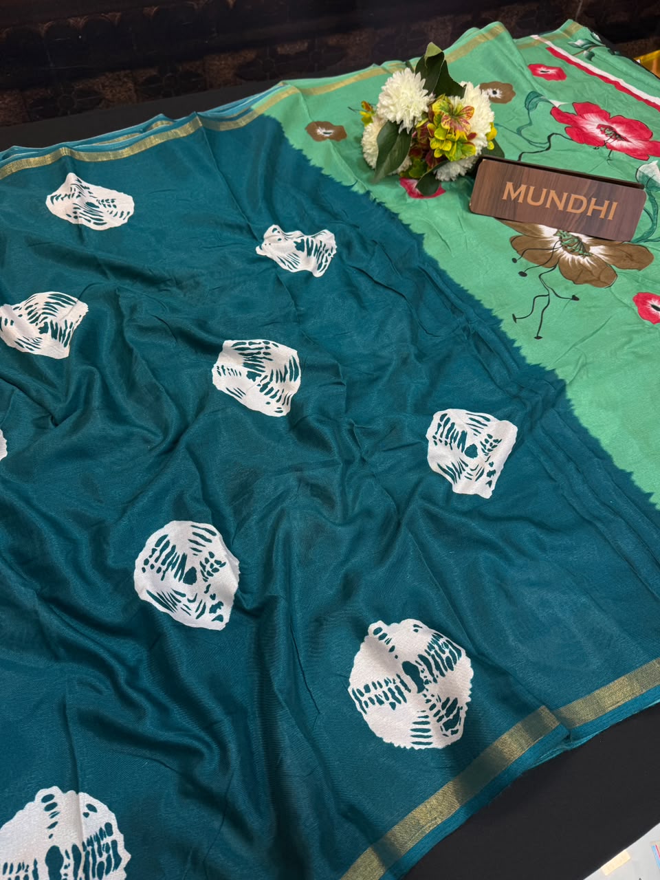 Malmal Cotton Saree | MU83