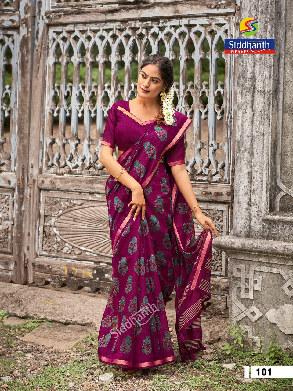 Siddhanth Kota Chanderi Fancy Saree | Zari Work | SD62
