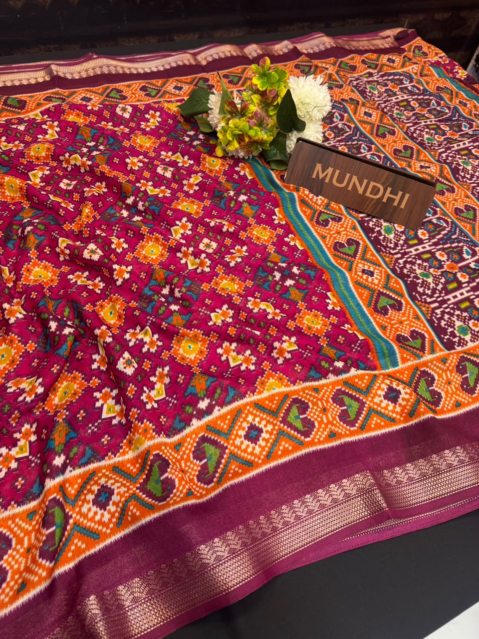 Siddharth Lagdi Patola Fancy Saree | Zari Work | ST79
