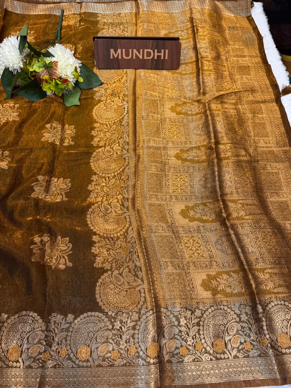 Siddharth Peacock Elegance fancy saree with zari work