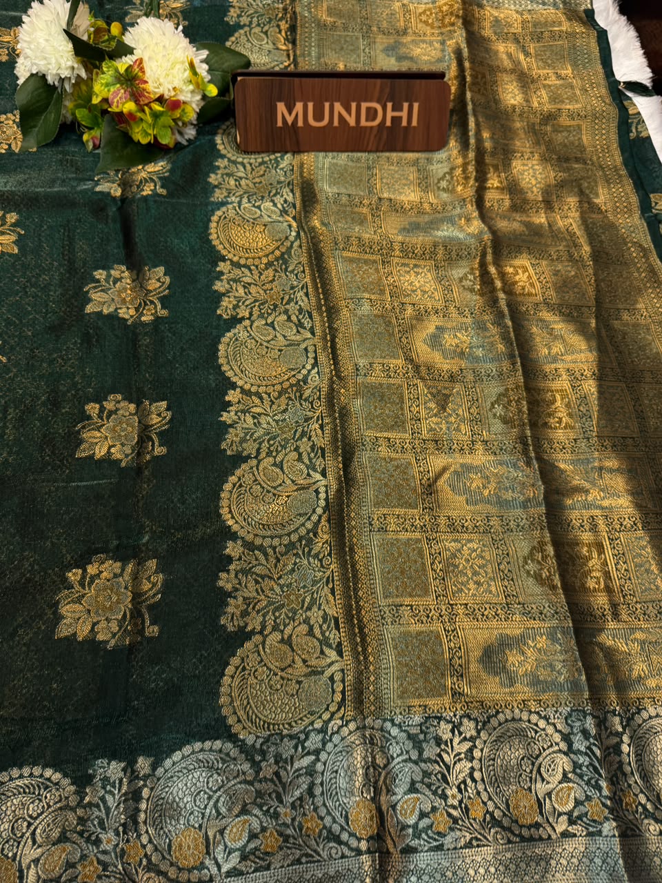 Siddharth Peacock Elegance fancy saree with zari work