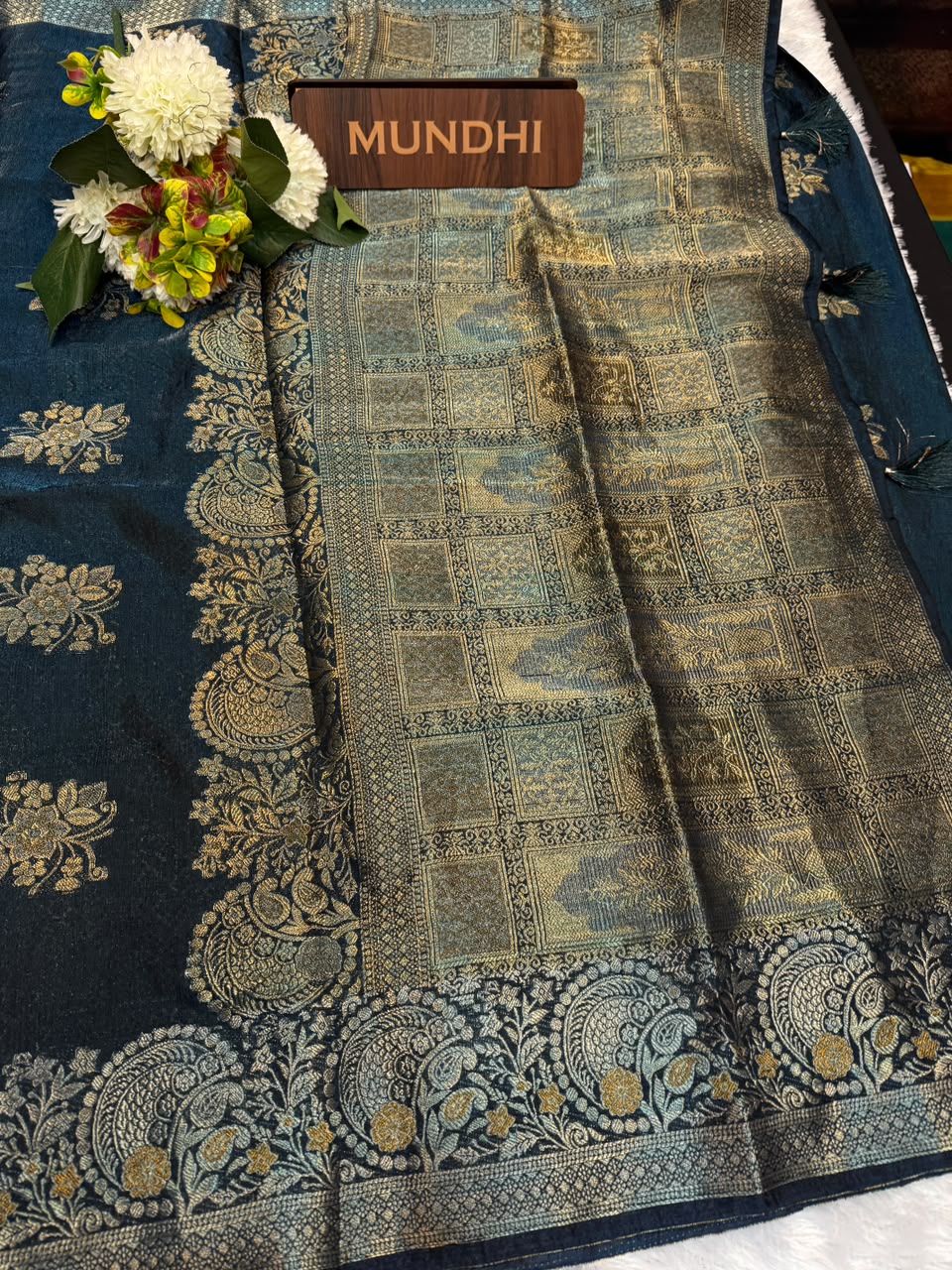 Siddharth Peacock Elegance fancy saree with zari work
