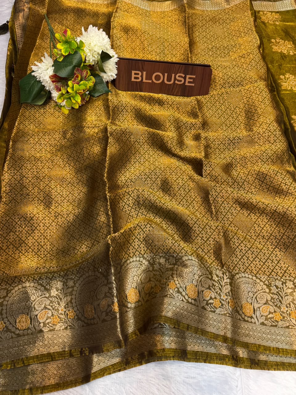 Siddharth Peacock Elegance fancy saree with zari work