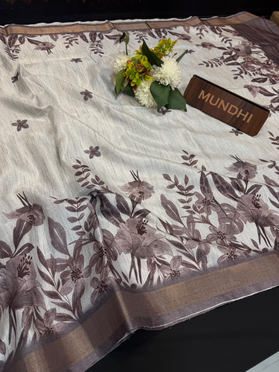 Black Rose Fancy Saree | Zari Fancy Saree| BLR02