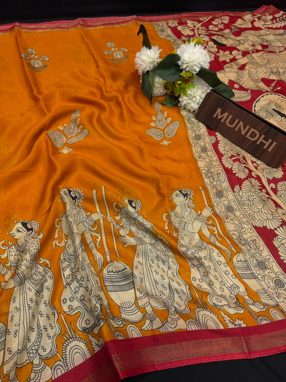 Maheshwari Silk Fancy Saree | Zari Work Design | MHW27